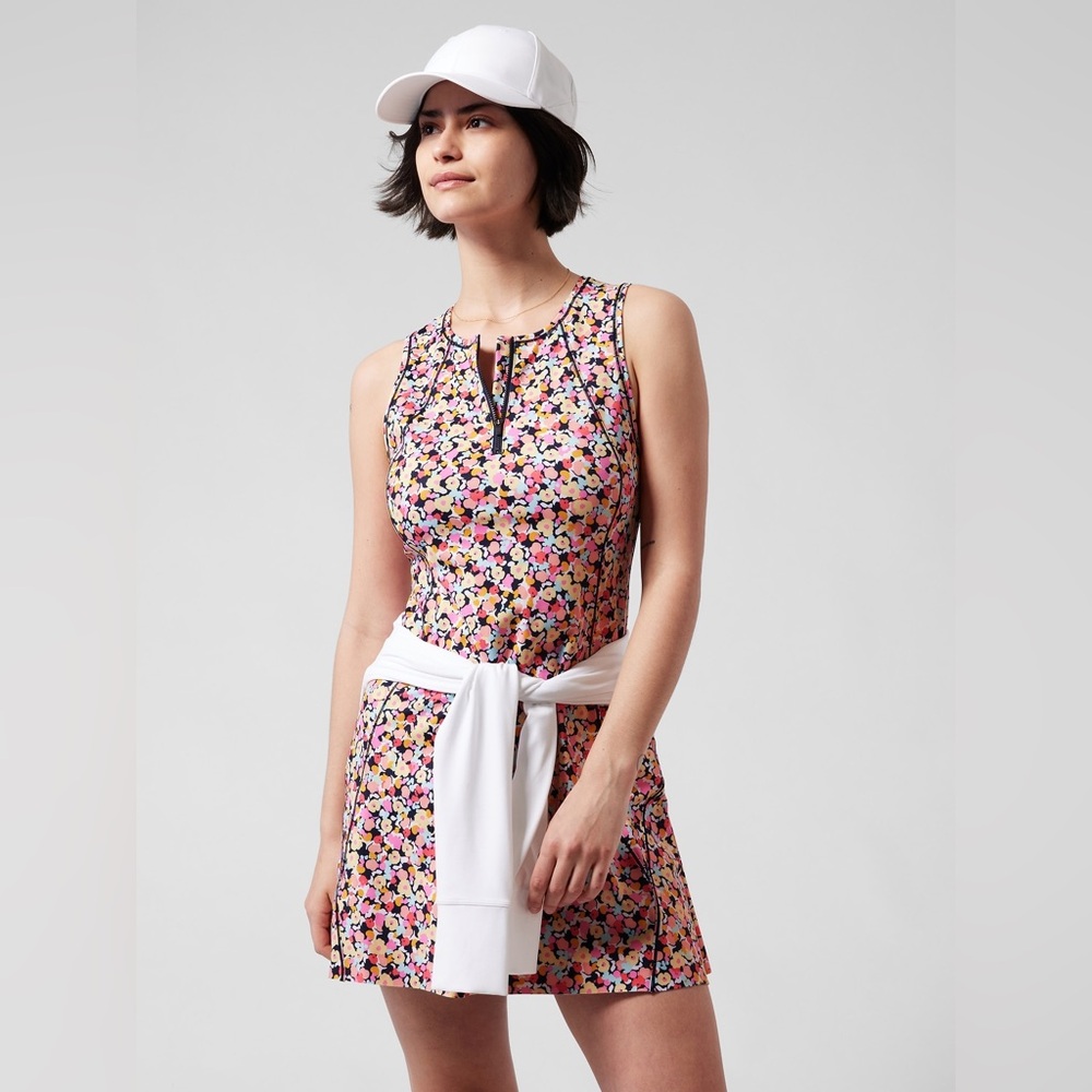 BNWT Athleta Ace Floral Tennis Dress small